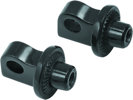 Kuryakyn Splined Peg Adapter Harley-Davidson Male Mount Black