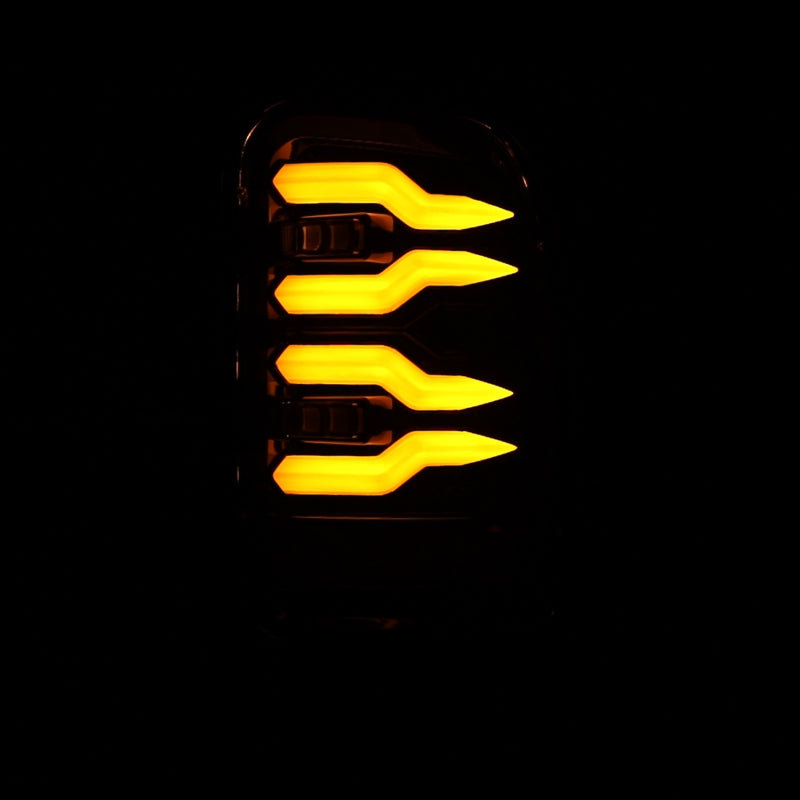 AlphaRex 94-01 Dodge Ram 1500/2500/3500 LUXX-Series LED Tail Lights - Black