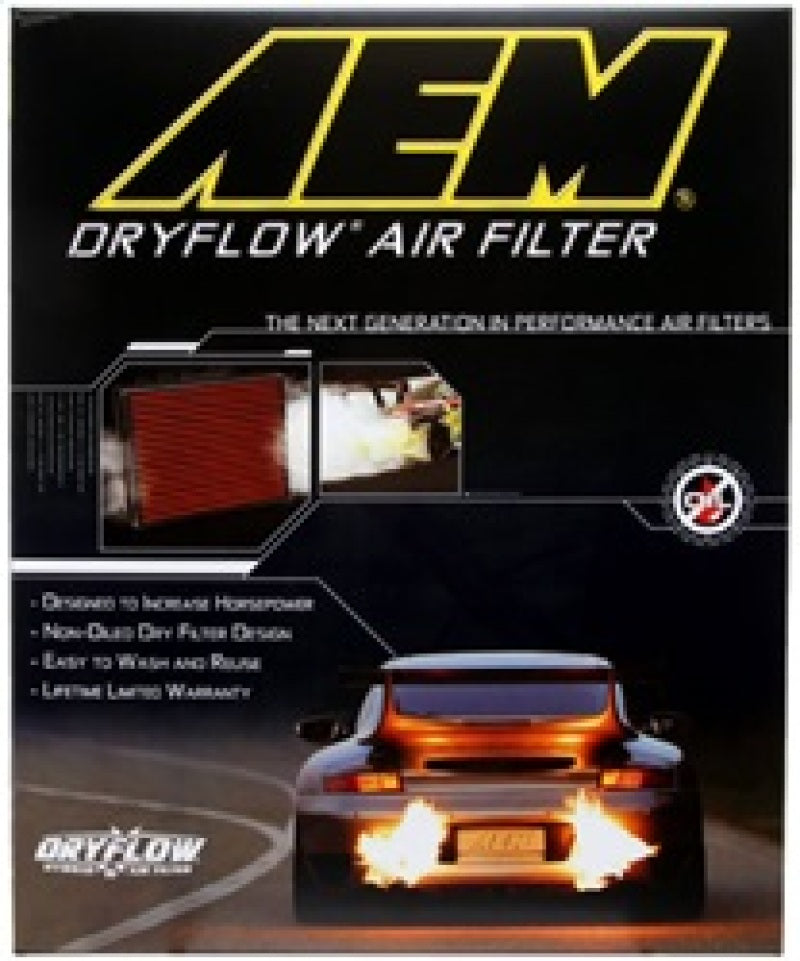 AEM Silverado/Sierra/Avalanche/Tahoe/Yukon 12.625in O/S L x 10in O/S W x 1.75in H DryFlow Air Filter