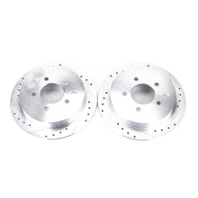 Load image into Gallery viewer, Power Stop 00-02 Ford Expedition Rear Evolution Drilled &amp; Slotted Rotors - Pair