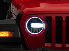 Load image into Gallery viewer, Raxiom 18-23 Jeep Wrangler JL Axial Series 9-In LED Headlights- Black Housing (Clear Lens)