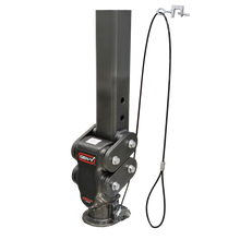 Load image into Gallery viewer, Gen-Y Spartan Torsion-Flex 2.5in Offset 4in SQ Tube Gooseneck 2-5/16in Coupler Standard Height