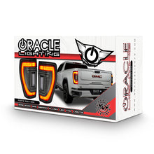 Load image into Gallery viewer, Oracle 19-23 GMC Sierra Black Series Flush Style LED Tail Lights - Factory Halogen