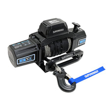 Load image into Gallery viewer, Superwinch 12000 LBS 12V DC 3/8in x 80ft Synthetic Rope SX12SR Winch - Semi Gloss Black