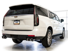 Load image into Gallery viewer, AWE Tuning 2021+ Cadillac Escalade 6.2L ESV 0FG Dual Exit Exhaust System w/ 5in Chrome Silver Tips