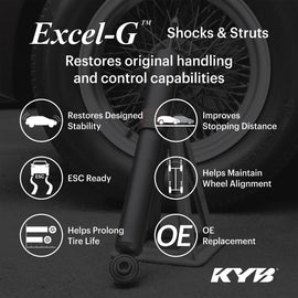 KYB Shocks & Struts Excel-G Rear Subaru XV Crosstrek 2013