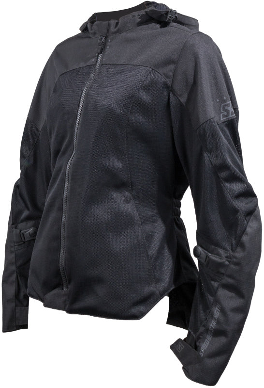 Speed and Strength Starstruck Mesh Jacket Black Womens - Medium