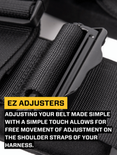 Load image into Gallery viewer, PRP 5.2 Harness with Shoulder Straps Sewn to Lap- Black