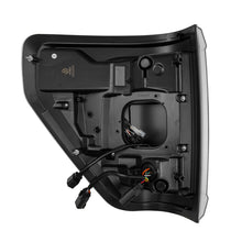 Load image into Gallery viewer, AlphaRex 24-25 Ford F-150 LUXX LED Taillights Blk-Red Activ Light/Seq Signal - Smoked Lens