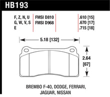 Load image into Gallery viewer, Hawk 09-11 Nissan GT-R HP+ Street Rear Brake Pads
