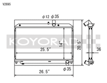 Load image into Gallery viewer, Koyo 04-08 Mazda RX-8 1.3L (MT) Radiator