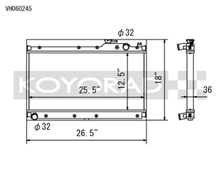 Load image into Gallery viewer, Koyo 89-97 Mazda MX-5 Miata 1.6/1.8L (MT) Radiator