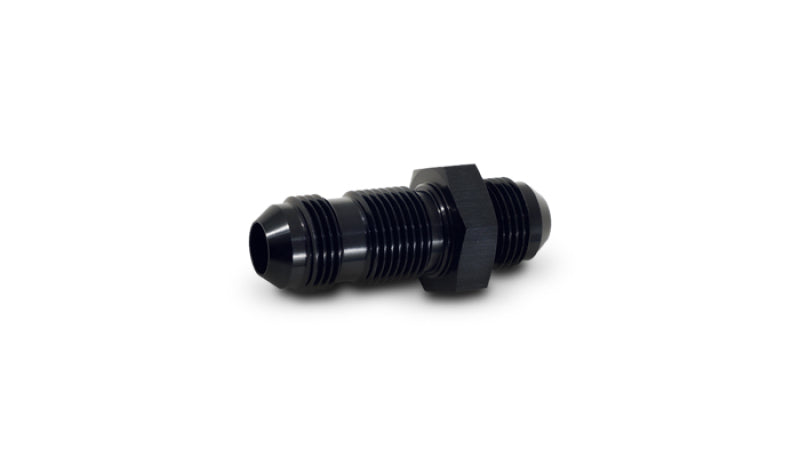 Vibrant -10AN Flare Straight Bulkhead Adapter Fitting - Aluminum