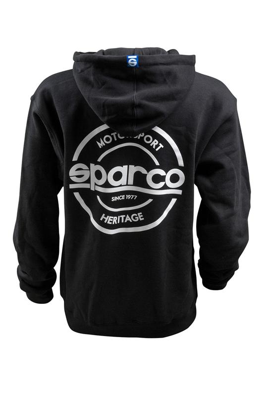 Sparco Sweatshirt Hooded S-Seal Blk Xlrg