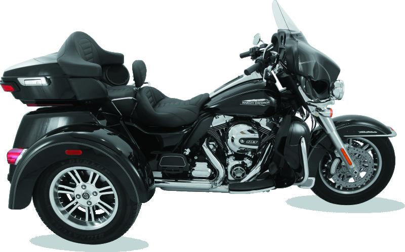 Mustang 08-21 Harley Electra Glide, Rd Glide, Rd King, Str Glide Touring 1PC Seat Deluxe - Black