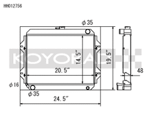 Load image into Gallery viewer, Koyo 76-77 Toyota Celica 2.2L I4 (MT) Radiator