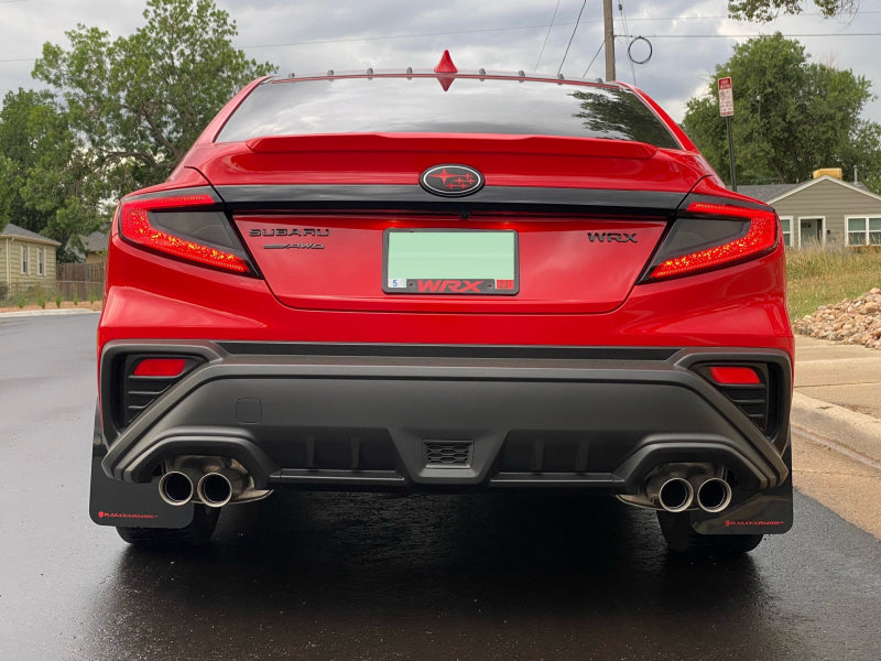 Rally Armor 22-26 Subaru WRX Black UR Mud Flap w/Red Logo