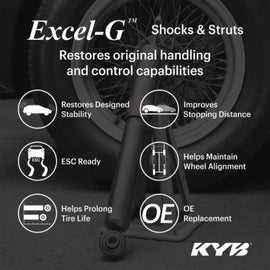 KYB 2019+ Chevrolet Silverado 1500 w/o Elec. Susp. (Ex. Trail Boss/ZR2/PPV) Excel-G Strut - Front