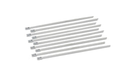 Vibrant SS Cable Ties 7.5in Long (10 cable ties / Pack)