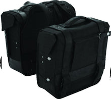 Load image into Gallery viewer, Burly Brand Throw-over Saddlebag - Black
