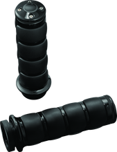 Load image into Gallery viewer, Kuryakyn Premium ISO Grips Without Throttle Boss Throttle-By -Wire Black
