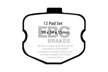 Load image into Gallery viewer, EBC 06-08 Chevrolet Corvette (C6) 7.0 (Z06) Yellowstuff Front Brake Pads