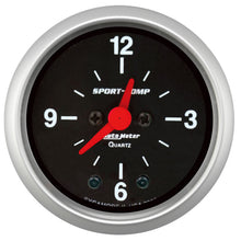 Load image into Gallery viewer, Autometer Sport-Comp 2-1/16in. 12 Hour Analog Clock Gauge
