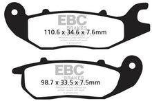 Load image into Gallery viewer, EBC 04-10 Honda CBR 125 R (6 Bolt Front Disc/Canada)Front Left FA-SFA-X Brake Pads