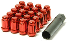 Load image into Gallery viewer, Wheel Mate Muteki Closed End Lug Nuts - Red 12x1.25