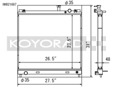 Load image into Gallery viewer, Koyo 04-13 Nissan Titan/Armada/QX56 5.6L V8 (Req. Trans Cooler) Radiator