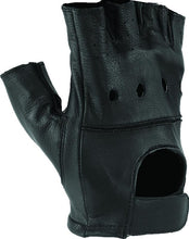 Load image into Gallery viewer, Kuryakyn Leather By River Road Diamond Shorty Gloves Black Womens - Small