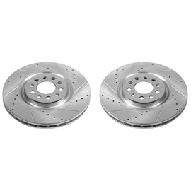 Power Stop 15-17 Chrysler 200 Front Evolution Drilled & Slotted Rotors - Pair