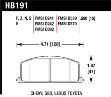 Load image into Gallery viewer, Hawk 87 Toyota Corolla FX16 HP+ Street Front Brake Pads