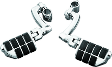 Load image into Gallery viewer, Kuryakyn Longhorn Offset Dually ISO Pegs With 1-1/4in Clamp Chrome