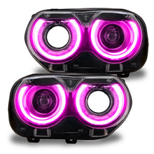Load image into Gallery viewer, Oracle 15-21 Dodge Challenger RGB+W Headlight DRL Upgrade Kit - ColorSHIFT+W