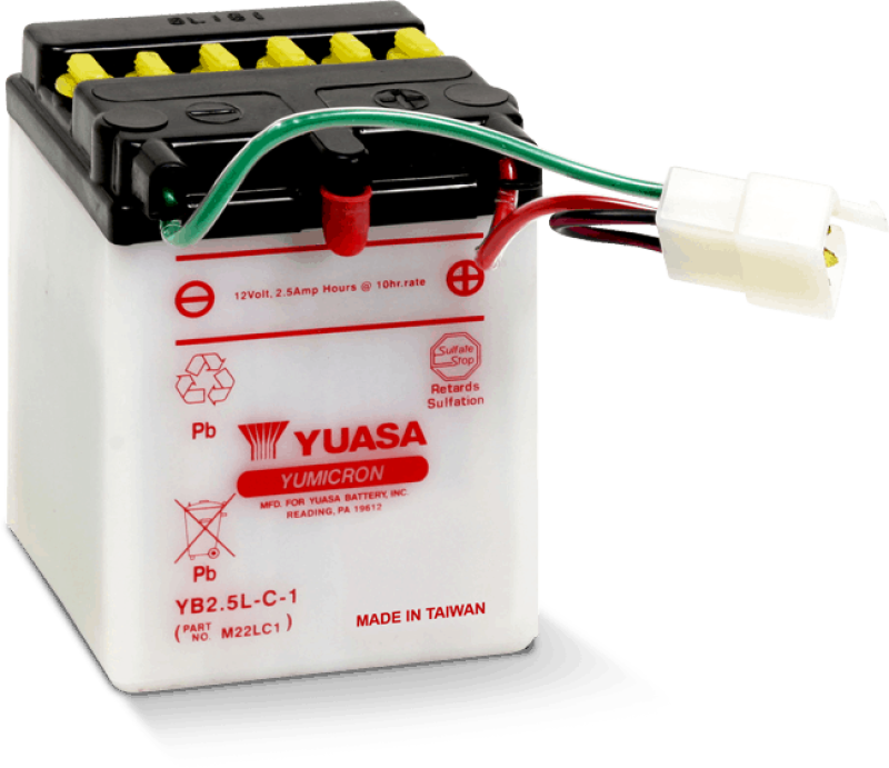Yuasa YB2.5L-C-1 Yumicron 12-Volt Battery