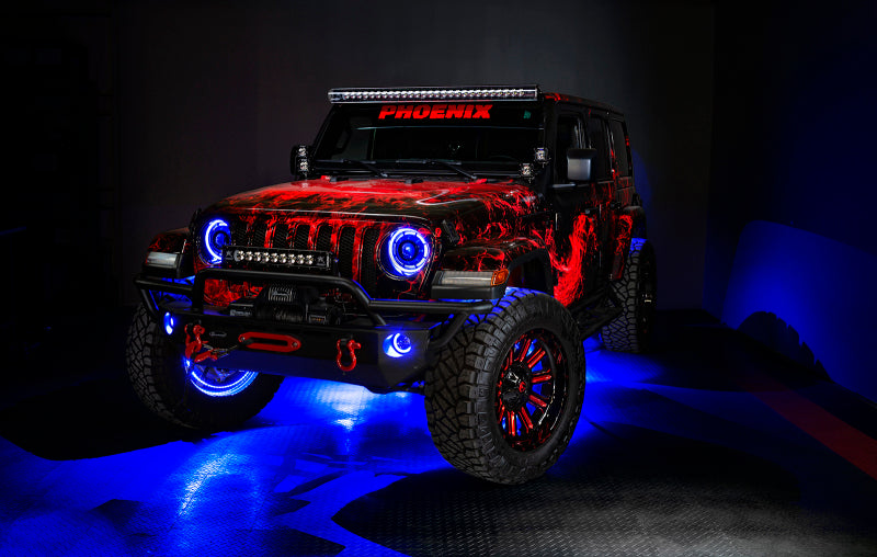 Oracle Jeep Wrangler JK/JL/JT High Performance W LED Fog Lights - w/o Controller