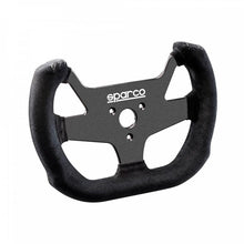 Load image into Gallery viewer, Sparco F10A Suede Black Steering Wheel
