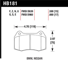 Load image into Gallery viewer, Hawk 94-97 BMW 840CI/850CI HPS Front Street Brake Pads