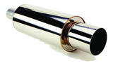 HKS Universal Muffler 2.5 Inlet / 3.7in Outlet (SUS304 NO COATING)