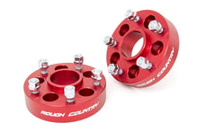Load image into Gallery viewer, 1.5 Inch Wheel Adapters | 5x4.5 to 5x5 | Red | Jeep Cherokee XJ/Comanche MJ/Wrangler TJ 