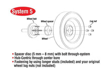 Load image into Gallery viewer, Eibach Pro-Spacer 93-01 Subaru Impreza 10mm Thickness 5x100 Hub 56