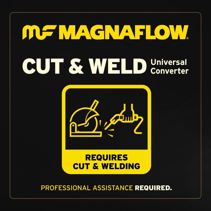 MagnaFlow Conv Univ 2.25inch C/A Met.