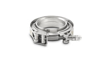 Load image into Gallery viewer, Vibrant T304 SS V-Band Flange Assembly for 1.75in O.D. Tubing incl 2 V-Band flanges &amp; 1 V-Band Clamp