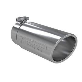 MBRP Universal Tip 4in O.D. Angled Rolled End 3.5in inlet 10 length