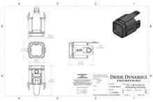 Load image into Gallery viewer, Diode Dynamics 23-24 Chevrolet Colorado Hitch Mount LED Pod Reverse Kit C1R