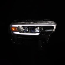 Load image into Gallery viewer, AlphaRex 25-26 Dodge Ram 1500 Luxx LED Proj Headlights -Black w/Activ Lit/ Seq Signal/Switchbk DRL