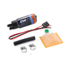 Load image into Gallery viewer, DeatschWerks 340lph DW300C Compact Fuel Pump w/ Universal Install Kit (w/o Mounting Clips)