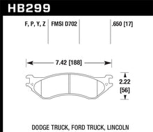 Load image into Gallery viewer, Hawk Dodge B1500 VanDurango/1500 Pickup/1500 Van / Ford / Lincoln LTS Street Front &amp; Rear Brake Pad