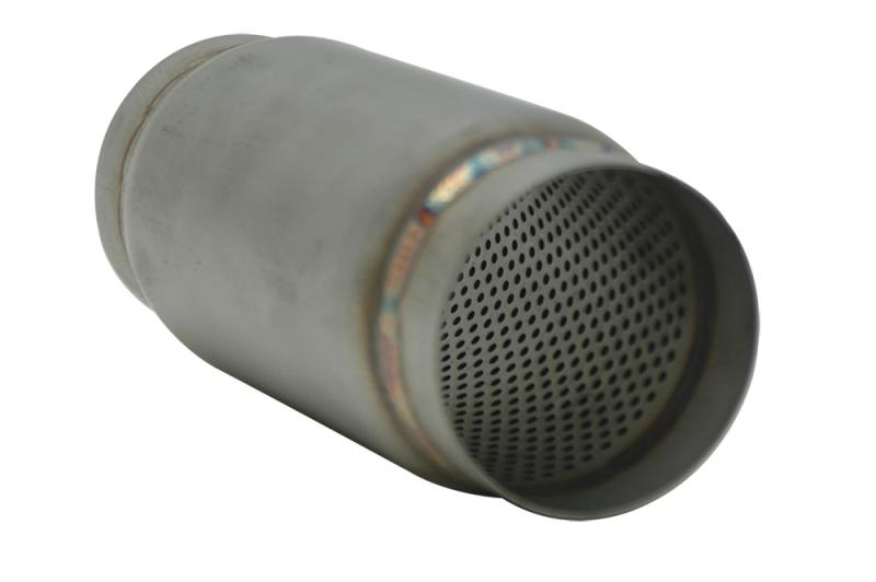Vibrant SS Race Muffler 3in inlet/outlet x 9in long 3.75in Muffler Body OD